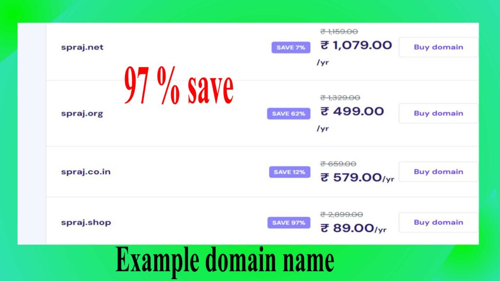 Domain Kaise Kharida Ja Sakta Hai